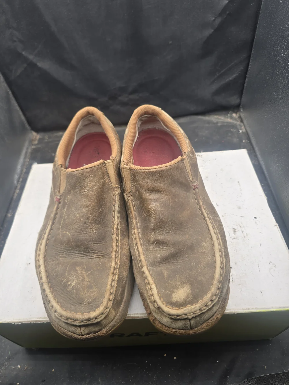 Twisted X Brown Slip-On Moccasin Loafers